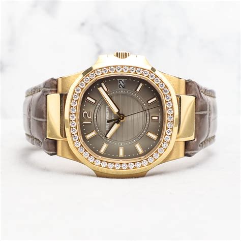 patek philippe 7010r 010|Patek Philippe nautilus diamond bezel.